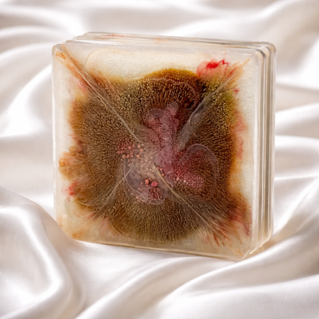 Aurora Burst Resin Coaster Set – Abstract Floral Explosion Coasters (Set of 4)