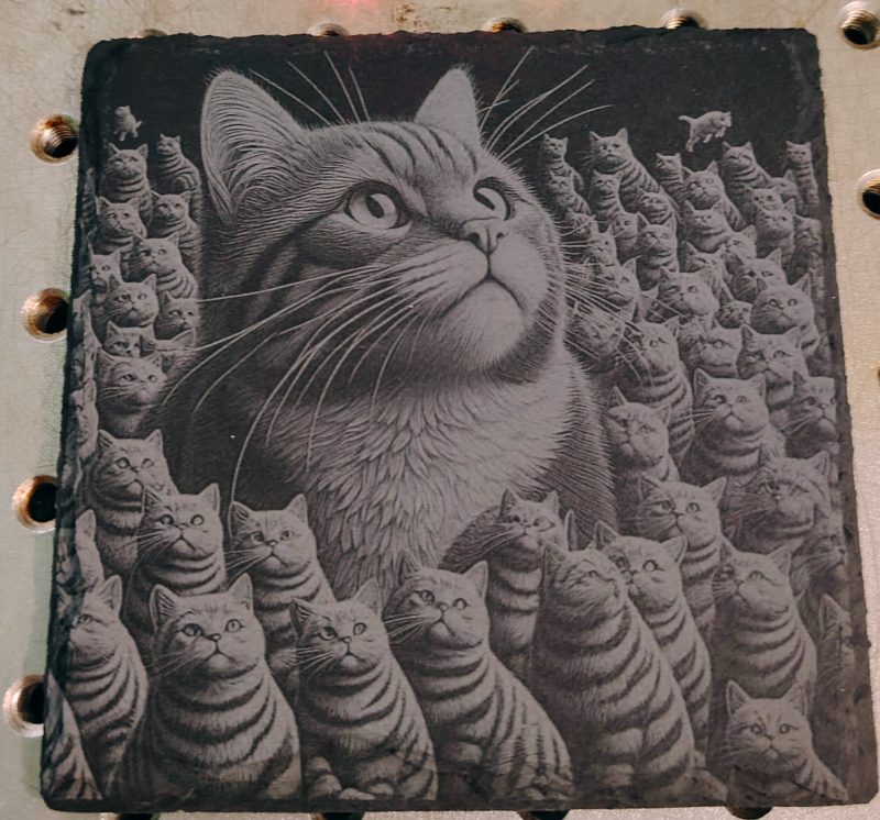 Laser Engraved Slate Coasters