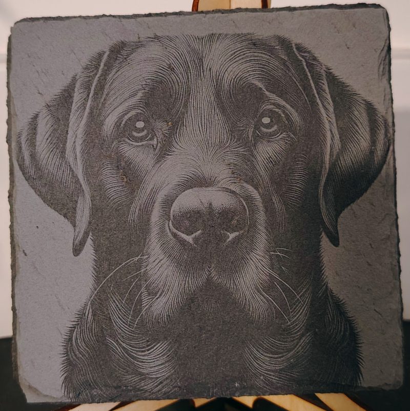 Laser Engraved Slate Coasters