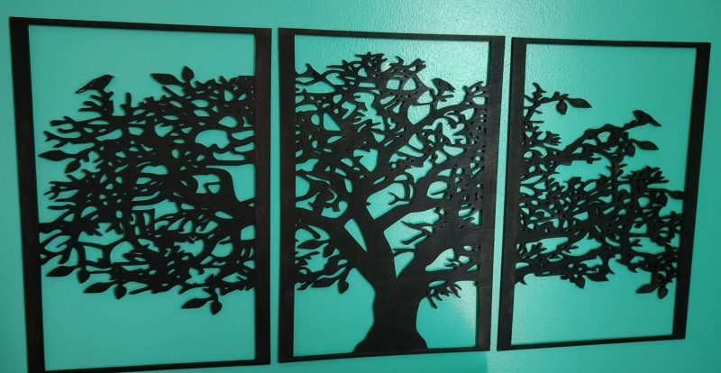 Wall Art Made Out Of 3 Separate Layers Perfect For Any Wall