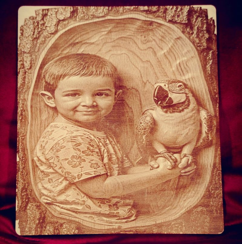 3D Effect Laser Engraving