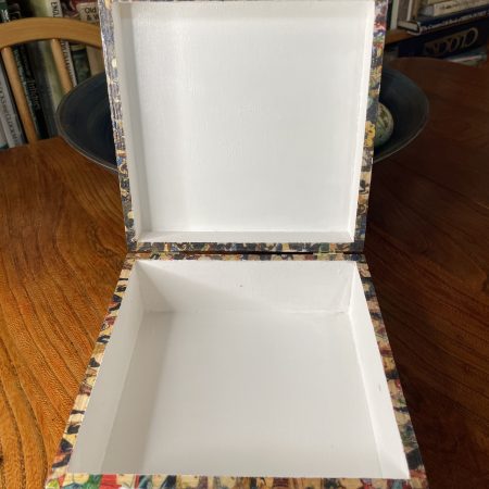 Japanese Collection: Japanese face print” Découpage Wooden box