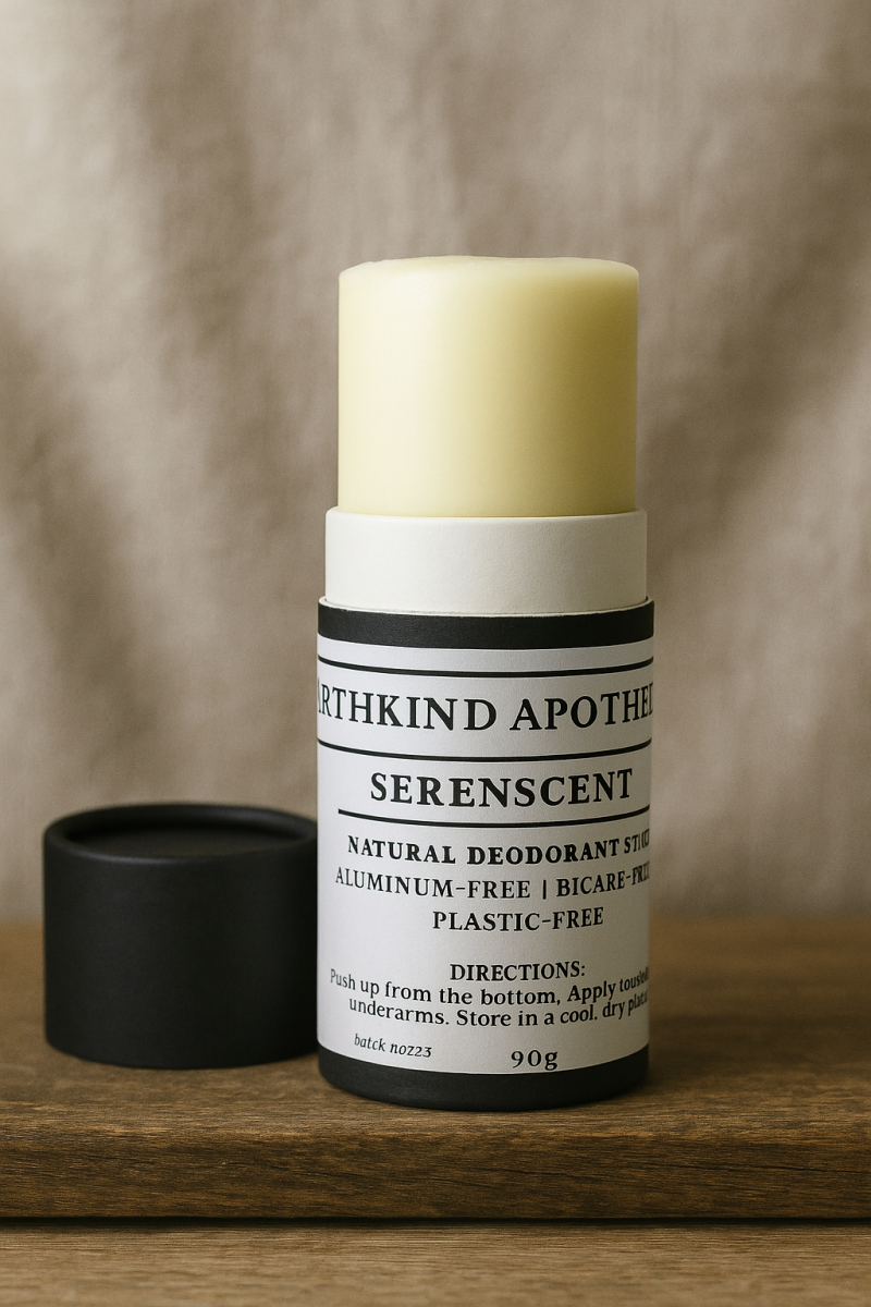 SerenScent Natural Deodorant Stick | Handcrafted Bicarb-Free & Plastic-Free