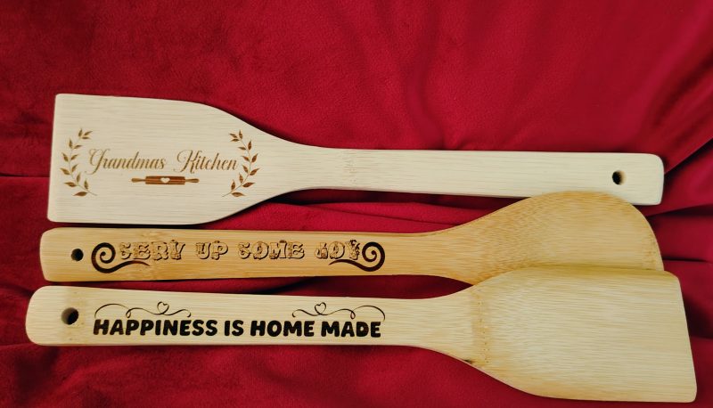 Laser Engraved Spatutla