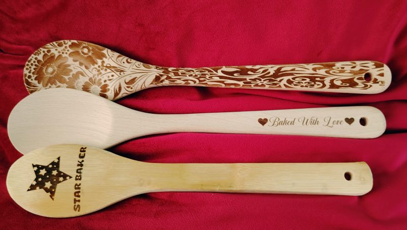 Laser Engraved Spatutla