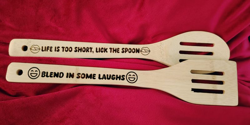 Laser Engraved Spatutla