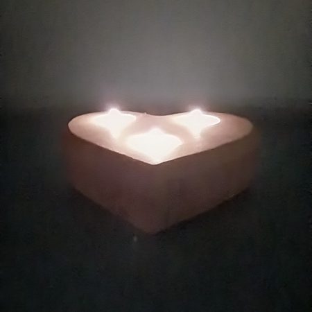 Wood tealight holder