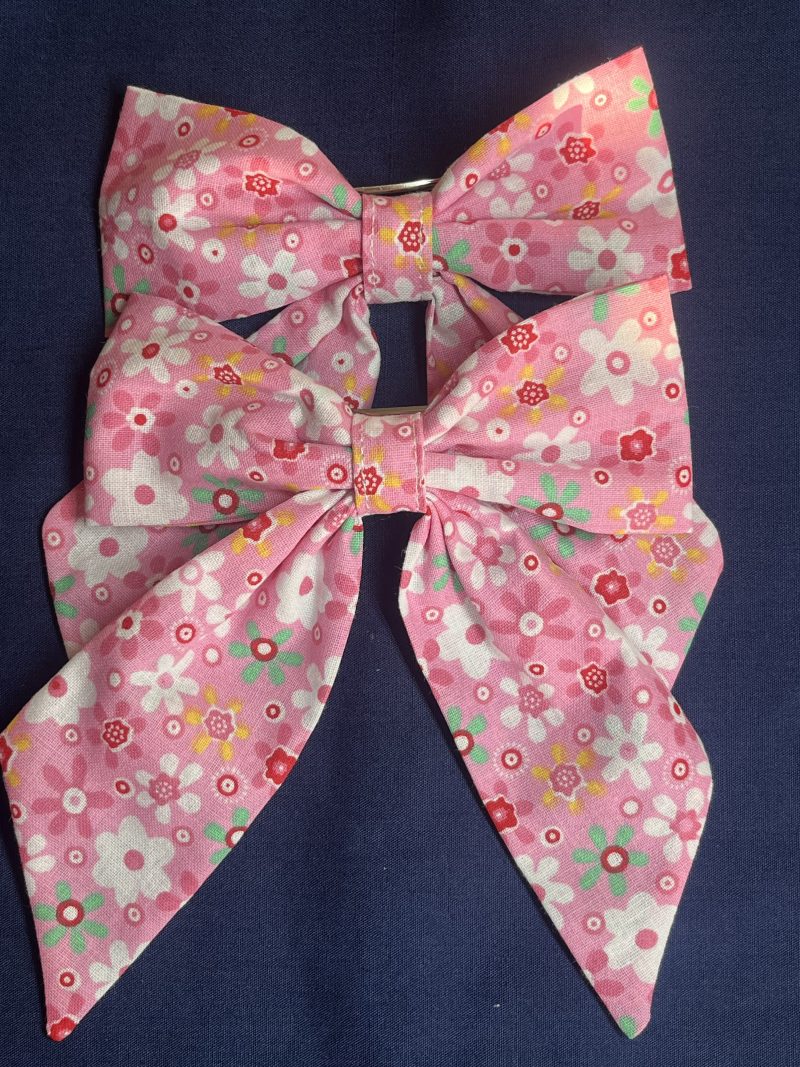 Handmade Hair Bows Pink