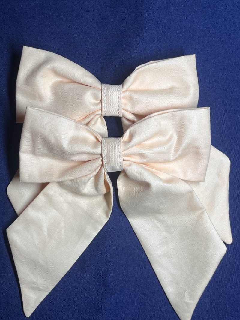 Handmade Hair Bows Neutral Browns