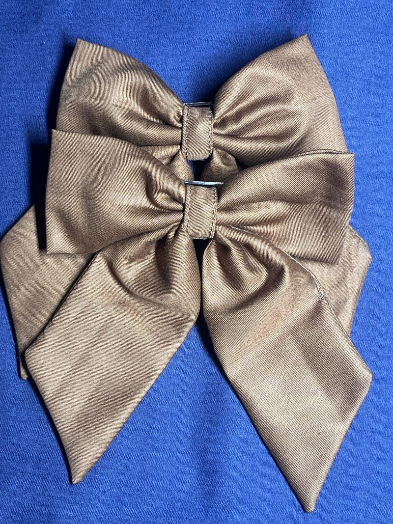 Handmade Hair Bows Neutral Browns