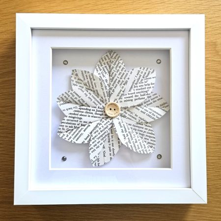 Birthday flower gift | Framed paper flower