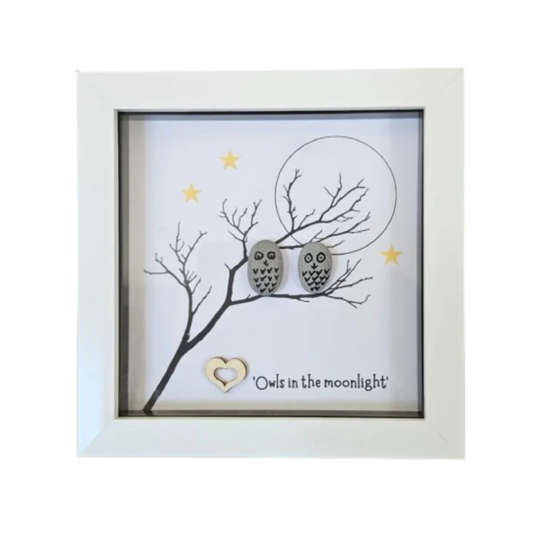 Owl Pebble Art | Owl gift ideas