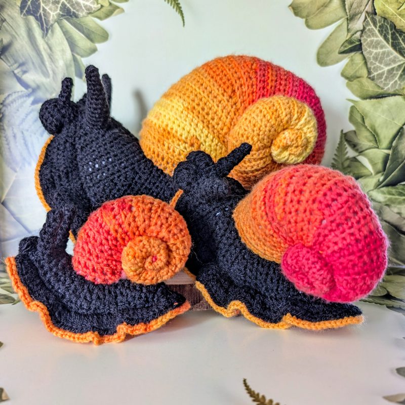 Enchanted Woodland Fire Snail - 3 sizes