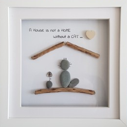 Cat Pebble Art | Cat related gifts