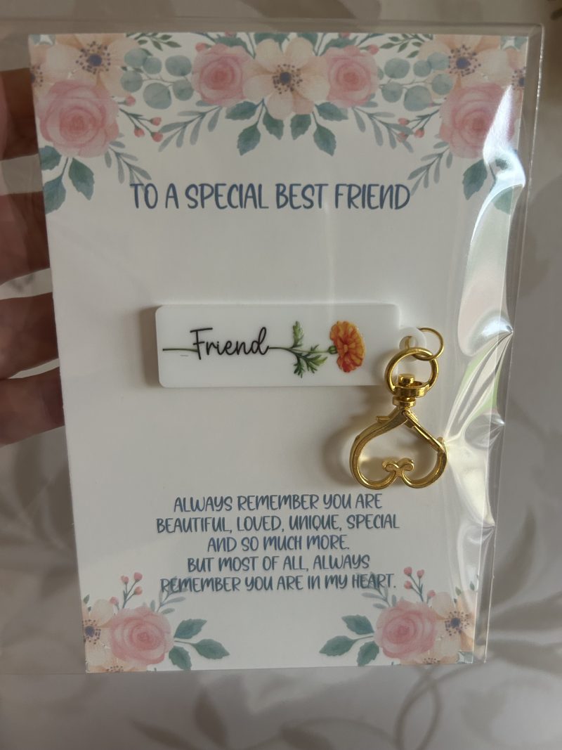 Flower print Acrylic keyrings