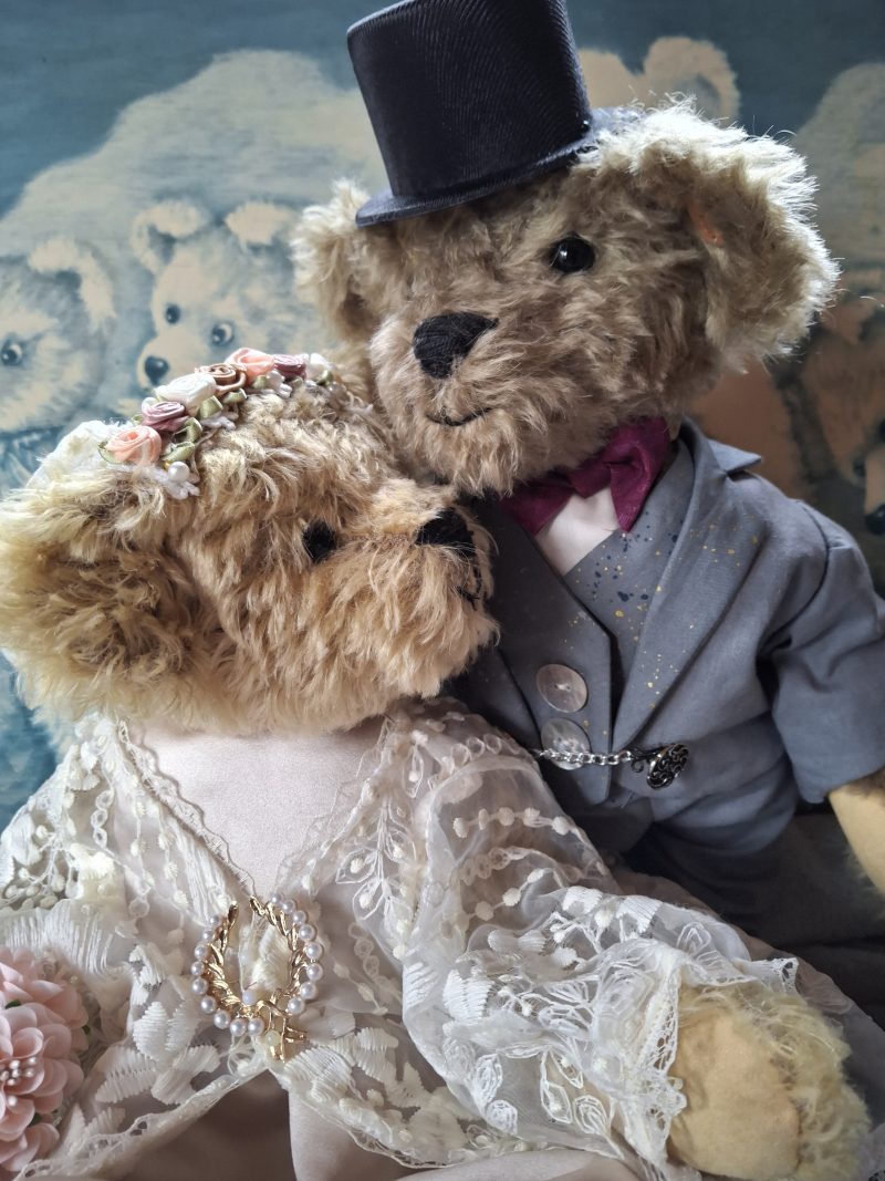Hand-sewn mohair Teddy Bears