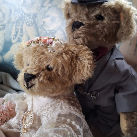 Hand-sewn mohair Teddy Bears