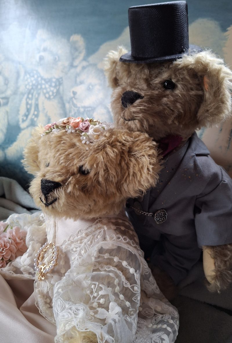 Hand-sewn mohair Teddy Bears