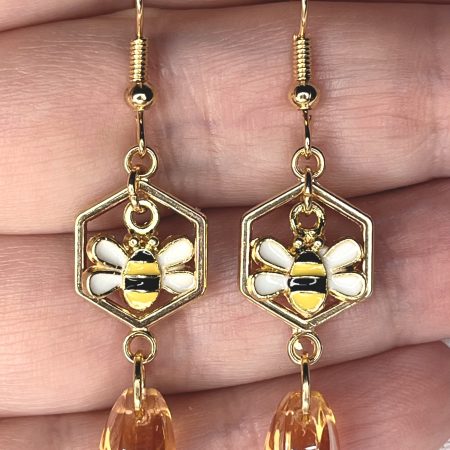 Honey Bee Earrings
