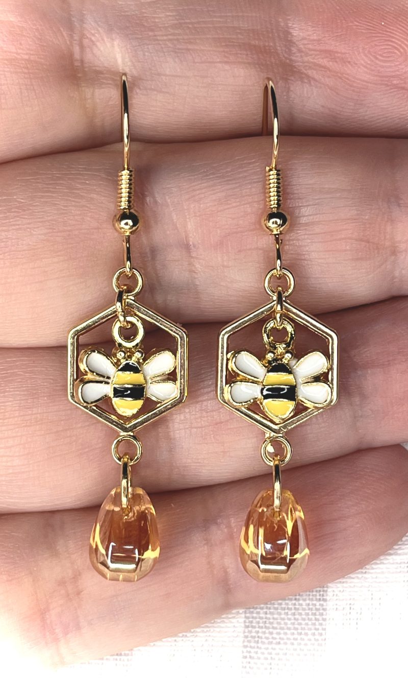 Honey Bee Earrings