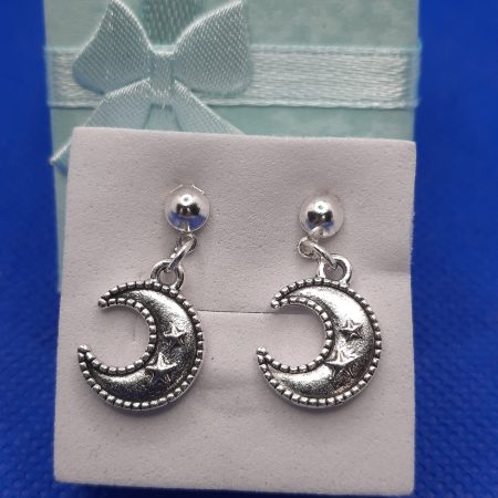 Handmade silver plated stud earrings