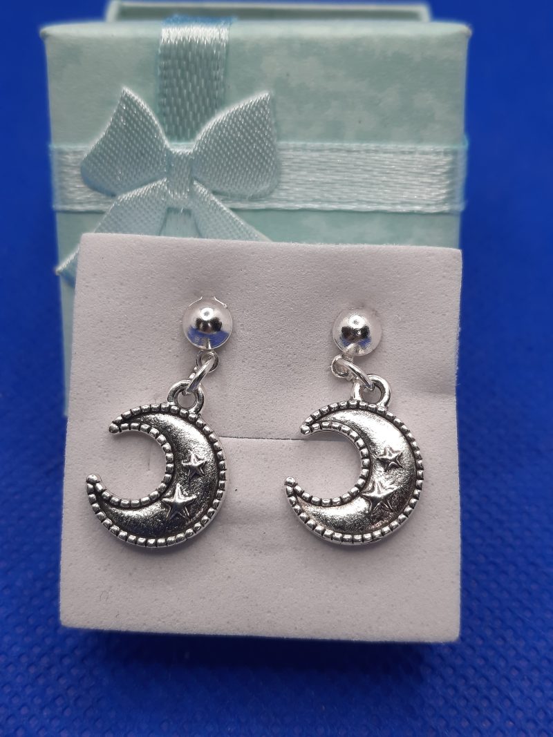 Handmade silver plated stud earrings