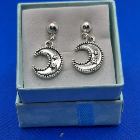 Handmade silver plated stud earrings