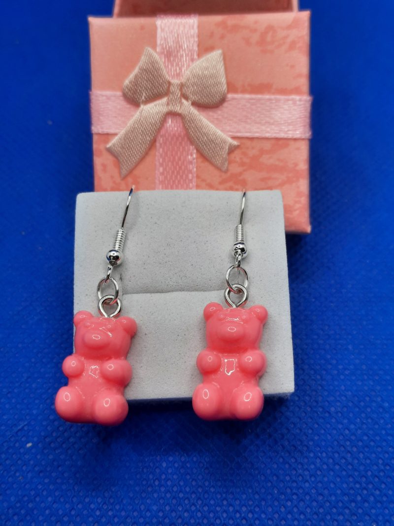 Handmade silver plated dangle earrings