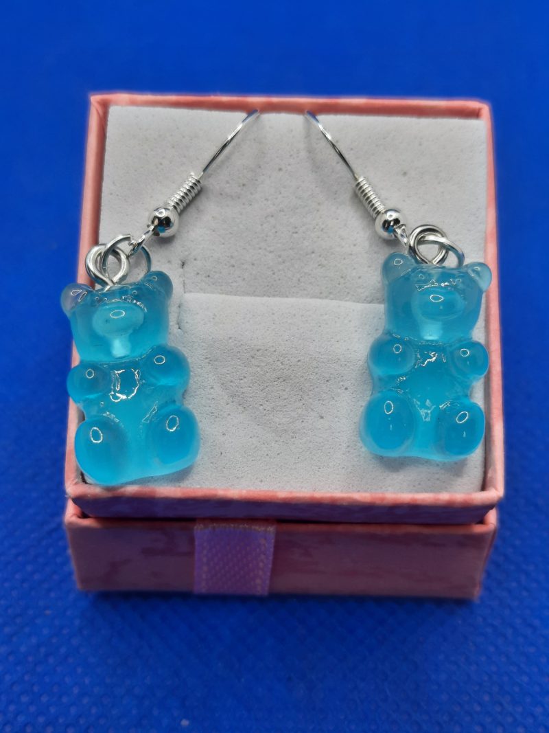 Handmade silver plated dangle earrings