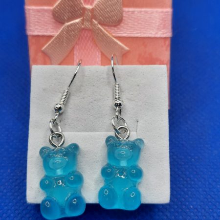 Handmade silver plated dangle earrings