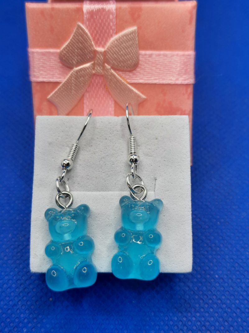 Handmade silver plated dangle earrings