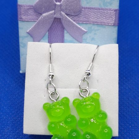 Handmade silver plated dangle earrings