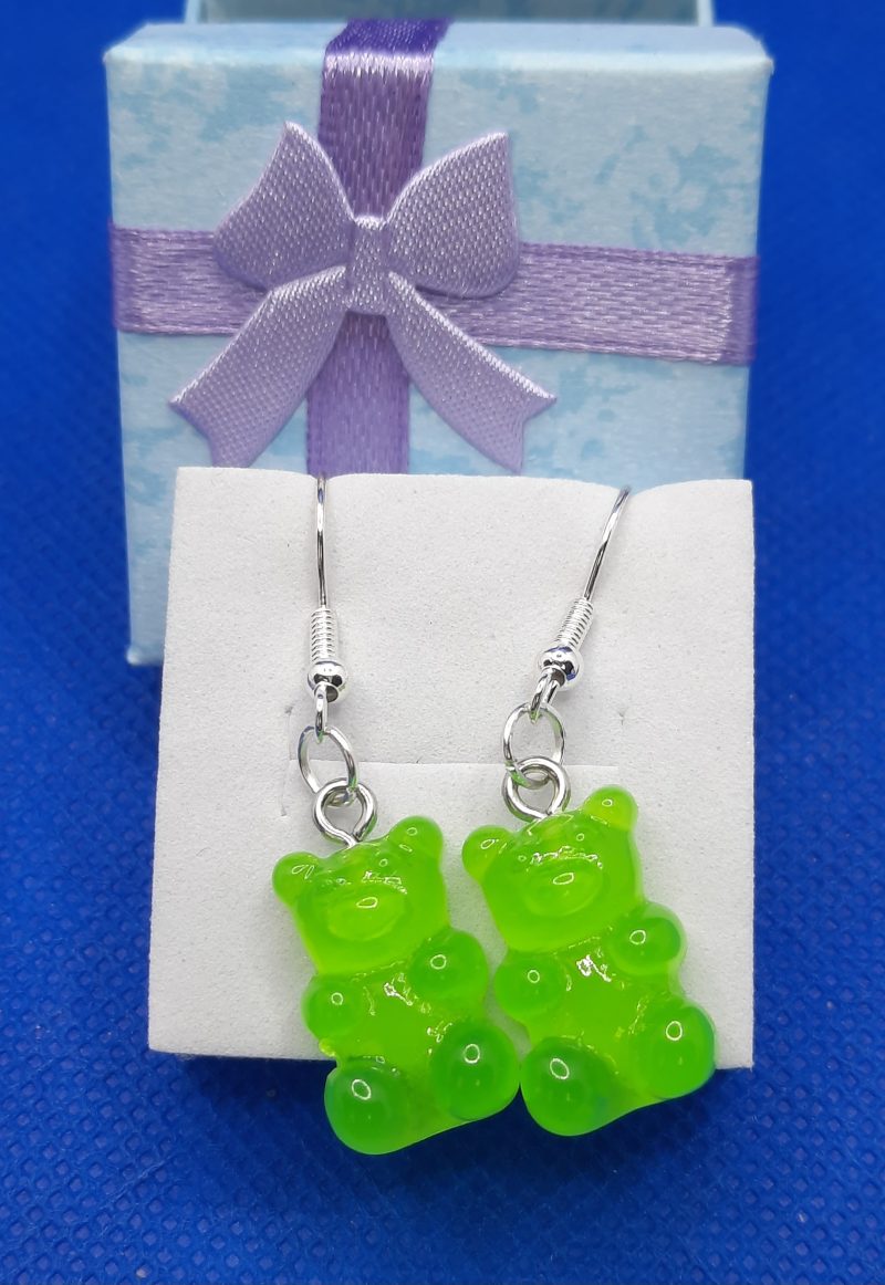 Handmade silver plated dangle earrings