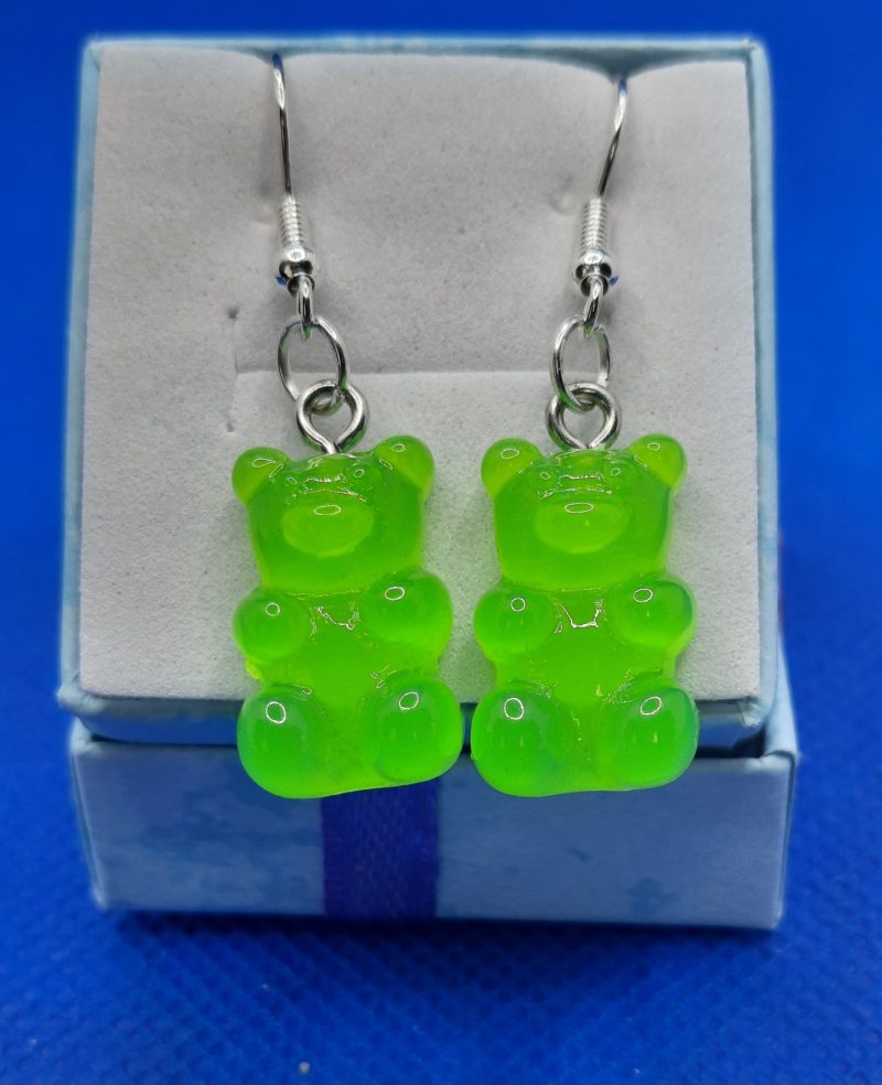 Handmade silver plated dangle earrings
