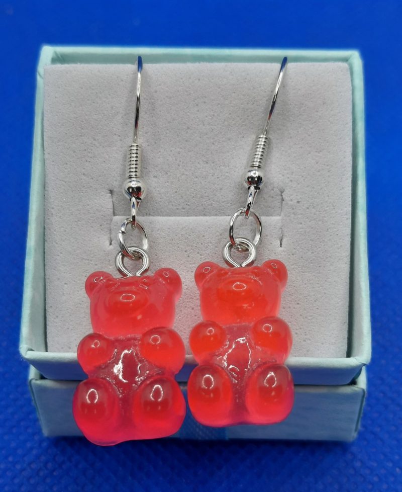 Handmade silver plated dangle earrings