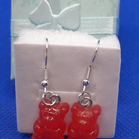 Handmade silver plated dangle earrings