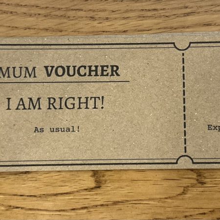 Vouchers for Mum