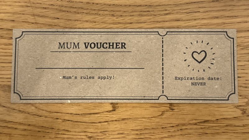Vouchers for Mum