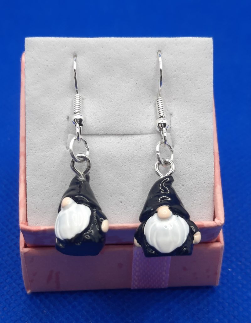 Handmade silver plated dangle earrings