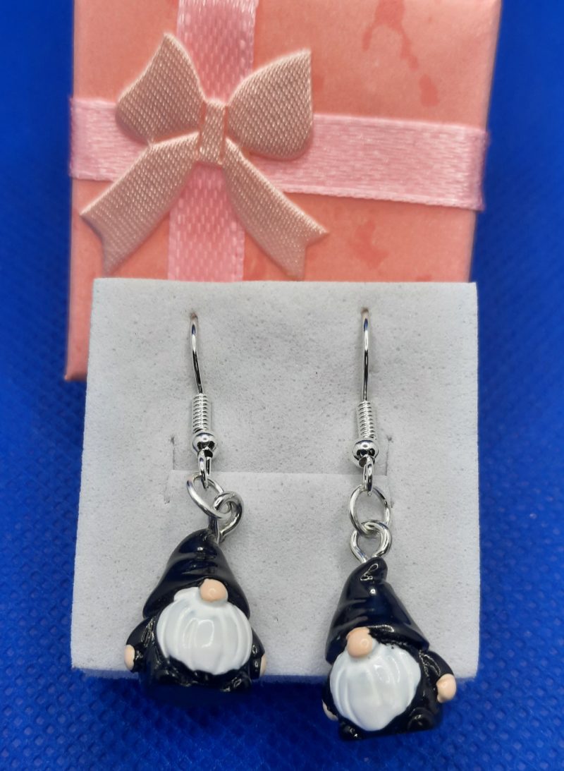 Handmade silver plated dangle earrings