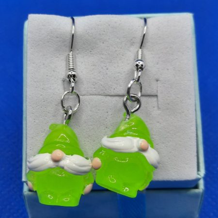 Handmade silver plated dangle earrings