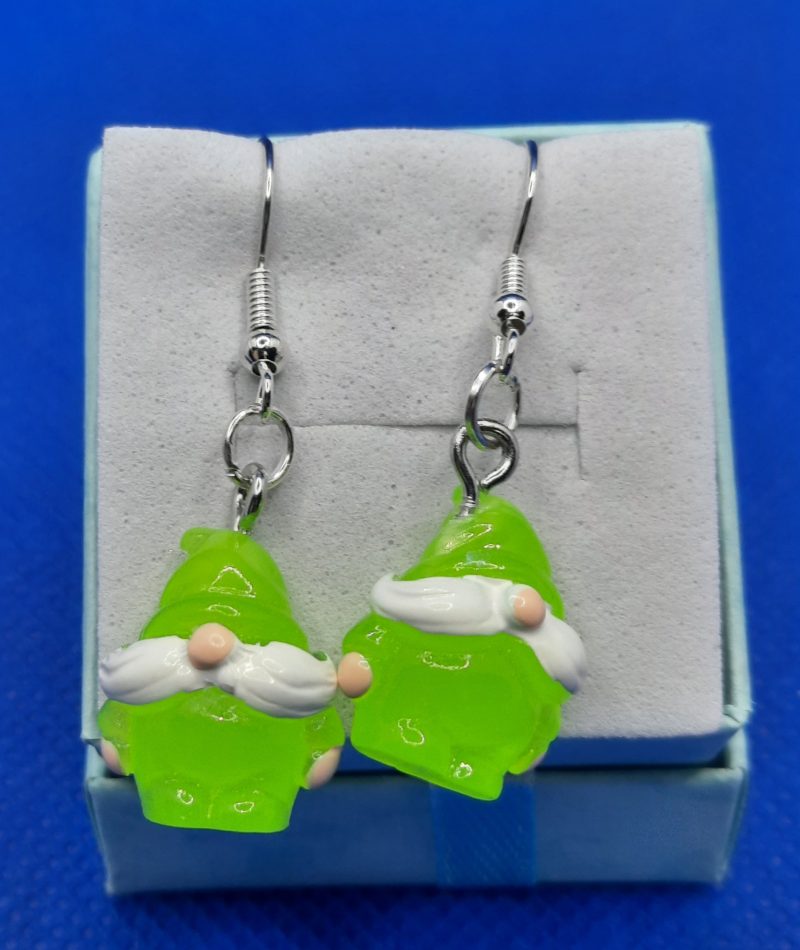 Handmade silver plated dangle earrings