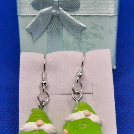 Handmade silver plated dangle earrings