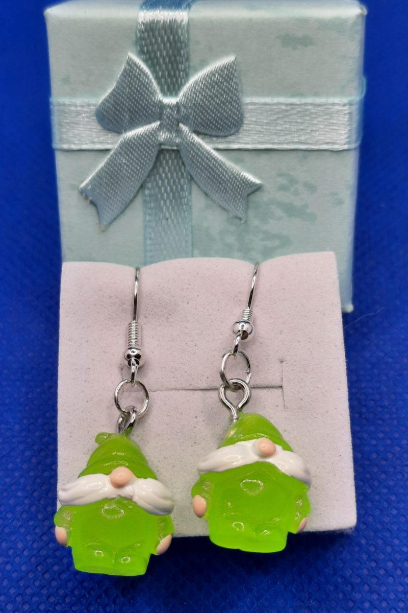 Handmade silver plated dangle earrings