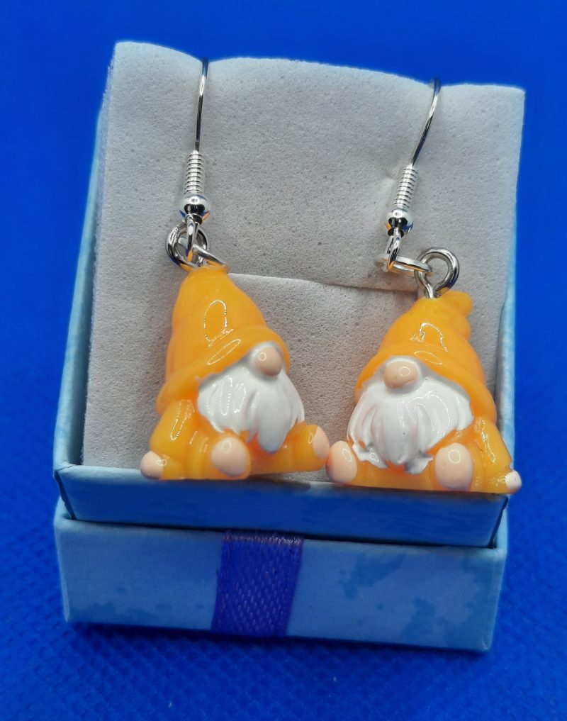 Handmade silver plated dangle earrings