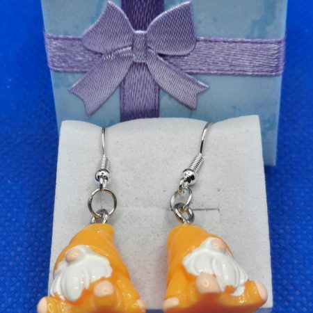Handmade silver plated dangle earrings