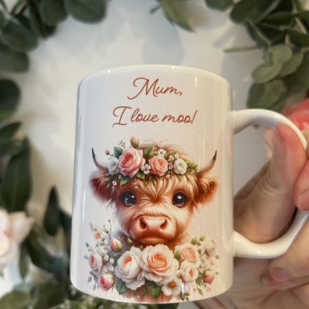 Mum I love moo mug