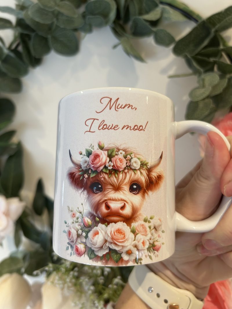 Mum I love moo mug