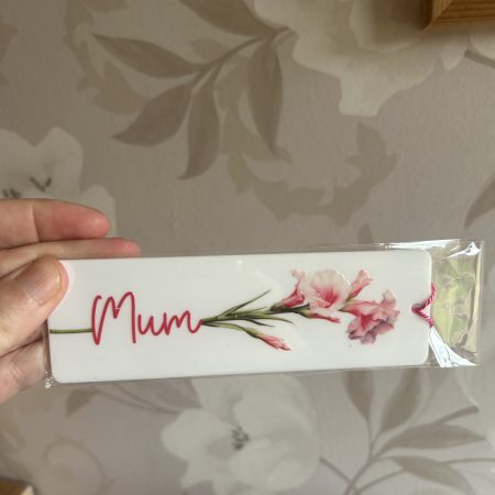 Acrylic birth month flowers bookmarks
