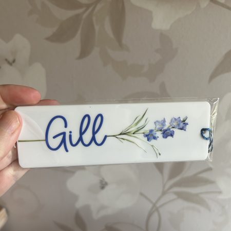 Acrylic birth month flowers bookmarks